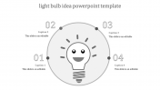Awesome Light Bulb Idea PowerPoint Template Presentation