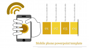 Attractive Mobile Phone PowerPoint Template Presentation