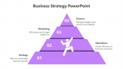 Best Purple Color Business Strategy PPT And Google Slides