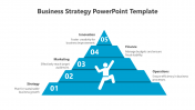 Blue Color Business Strategy PowerPoint And Google Slides