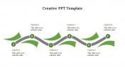 Green Color Creative PPT Template And Google Slides