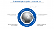 Attractive Process Of PowerPoint Presentation In Blue Color
