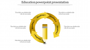 education powerpoint presentation - golden arrows