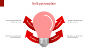 Lambent Bulb PPT template slide presentation PowerPoint