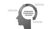 Creative Gray Color Infographic For PPT And Google Slides