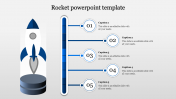 Editable Business Rocket PowerPoint Template Slide