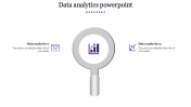 Lens Data Analytics PPT Template-2 Purple Presentation