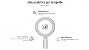 Data Analytics PPT Templates With Search Icon Template