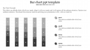 Customized Bar Chart PPT Template Slide Designs-5 Node