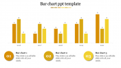 Innovative Bar Chart PPT Template Slide Designs-3 Node