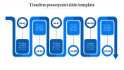 Customized Timeline Presentation PowerPoint With Six Node