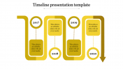 Affordable Timeline Presentation PowerPoint-Four Node