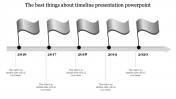 Our Predesigned Timeline Presentation PowerPoint PPT
