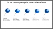 Creative PowerPoint Templates Presentation-Five Node
