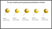 Horizontal Model Creative PowerPoint Templates Presentation