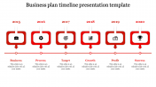 Our Predesigned Timeline Template PPT Slide Themes