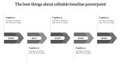 Leave the Best and Editable Timeline PowerPoint Themes