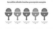 Editable Timeline Design PowerPoint Presentation Template