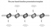 Editable Timeline Presentation Template Slide Design