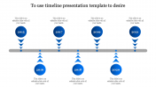 Creative PowerPoint Timeline Ideas Slide Template Design
