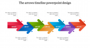 Innovative Timeline Slide Template With Seven Nodes