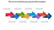 Best Timeline Slide Template With Multicolor Design