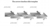 Our Predesigned Timeline Slide Template In Grey Color Slide