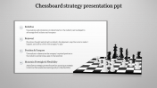 Chessboard Strategy PowerPoint Template and Google Slides