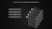 Stunning 3D Cube PowerPoint Presentation Template