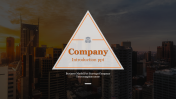 A One Noded Company Introduction PPT Presentation 