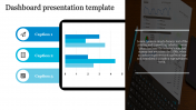 A three noded Dashboard presentation template