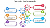 Elegant PowerPoint Timeline Examples Slide Template