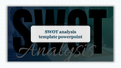SWOT Analysis Template PowerPoint for introduction presentation