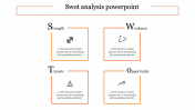 Imaginative SWOT Analysis PowerPoint Slide Template