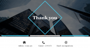 Amazing Thank You Slide PowerPoint Presentation Template