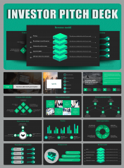 Investor Pitch Deck PowerPoint and Google Slides Themes