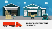 Logistics PowerPoint Template Presentation and Google Slides