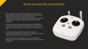 Attractive Controller Of Drone PowerPoint Presentation 