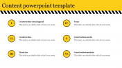 Get out fully Editable Content PowerPoint Template