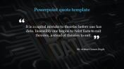 Be Ready to Use PowerPoint Quote Template Presentation