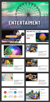 Entertainment PPT Presentation and Google Slides Templates