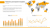 Customized Statistics PowerPoint Template Presentation