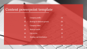 The Best Content PowerPoint Template Presentation Slides