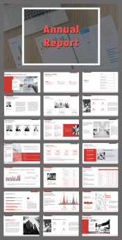 Company Annual Report PPT and Google Slides Templates