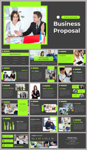Great Project Proposal PowerPoint Template presentation
