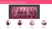 Attractive Our Team PowerPoint Template Presentation