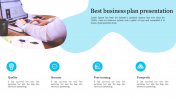 Best Business Plan Presentation Slide Template Design