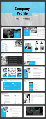 Great Project Proposal PowerPoint Template presentation