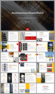 Best Architecture PowerPoint Template and Google Slides Themes