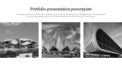 Creative Portfolio Presentation PowerPoint Slide Template